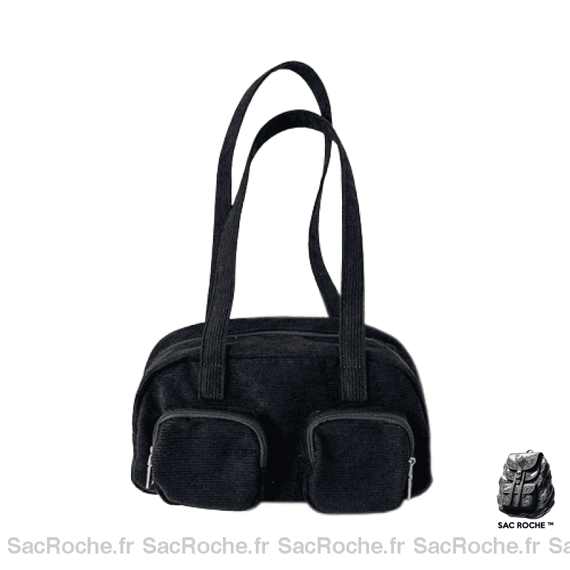 Sac Main Femmes Épaule Porté Épaul Noir / 30X18X14 Cm À Main Femme