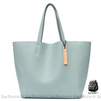 Sac main femmes grand format - modèle Bleu / 32x30x15cm - Sac Roche ™