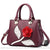 Sac main fleur rose - modèle Violet foncé - Sac Roche ™
