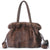 Sac Main Fourrure Femme - modèle Café - Sac Roche ™