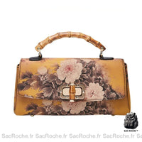 Sac Main Gothique Femme - modèle Jaune - Sac Roche ™