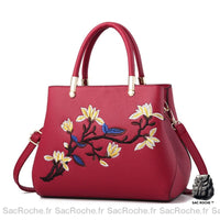 Sac main Japonais Mini - modèle Rouge foncé - Sac Roche ™