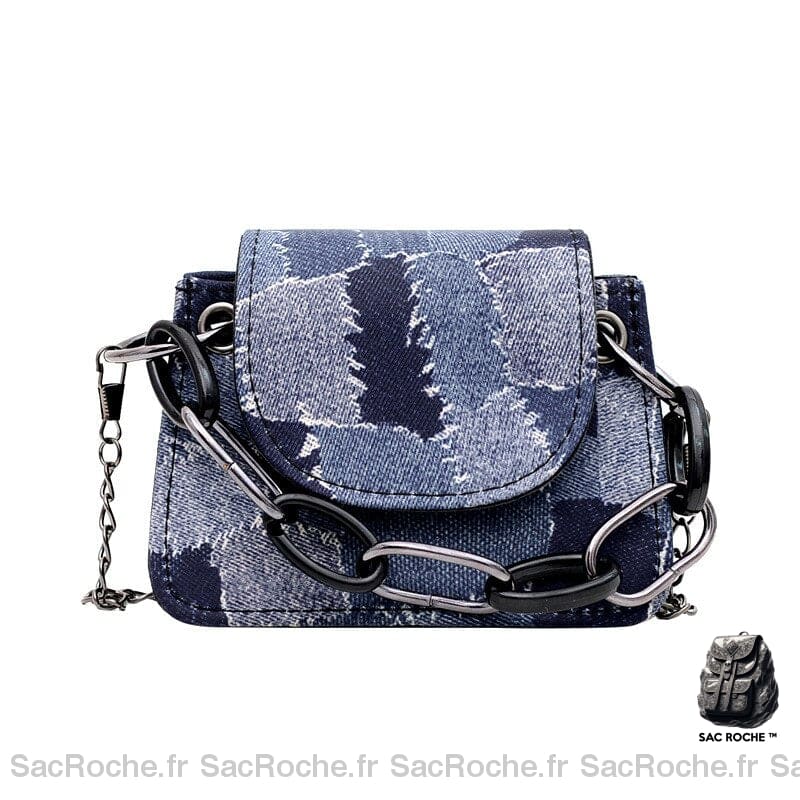 Sac Main Jean Femme Noir À