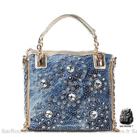 Sac Main Jean Strass Femme - Sac Roche ™