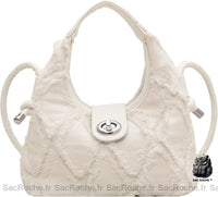 Sac Main Léger Femme - modèle Blanc - Sac Roche ™