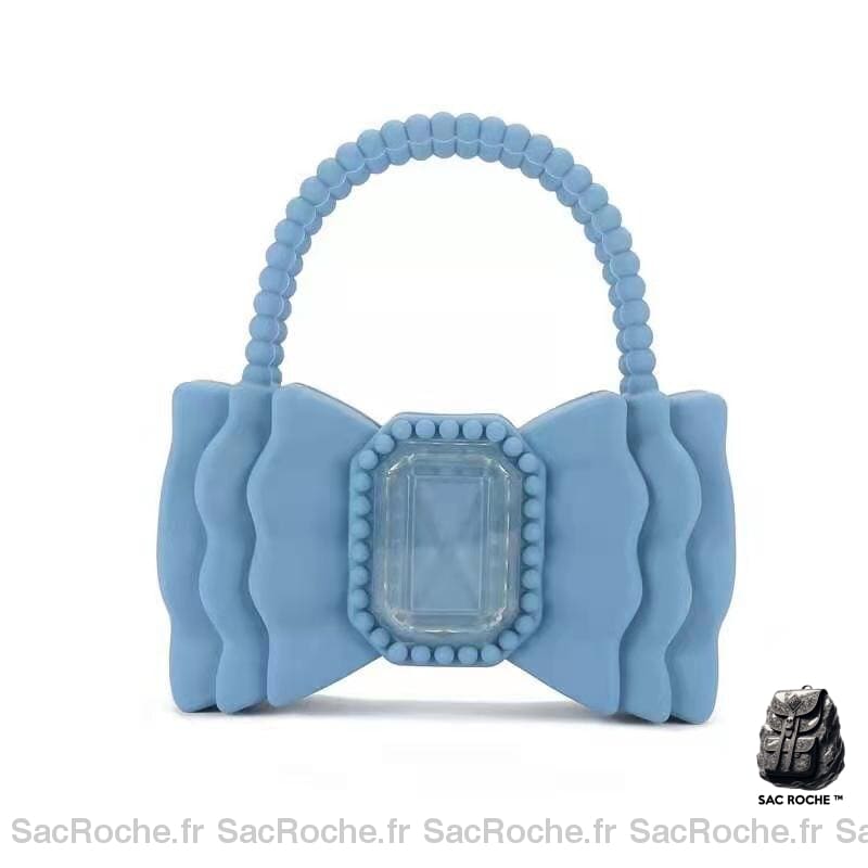 Sac Main Léger Femme Bleu À