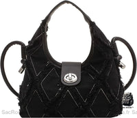 Sac Main Léger Femme - modèle Noir - Sac Roche ™
