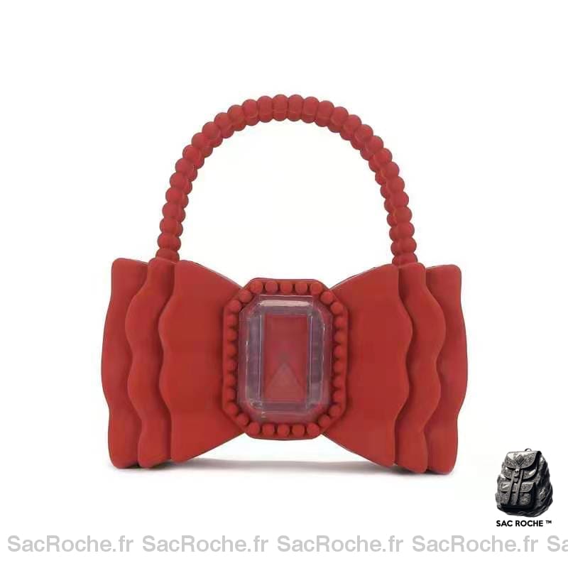 Sac Main Léger Femme Rouge À