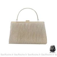Sac Main Luxe Femme Beige À