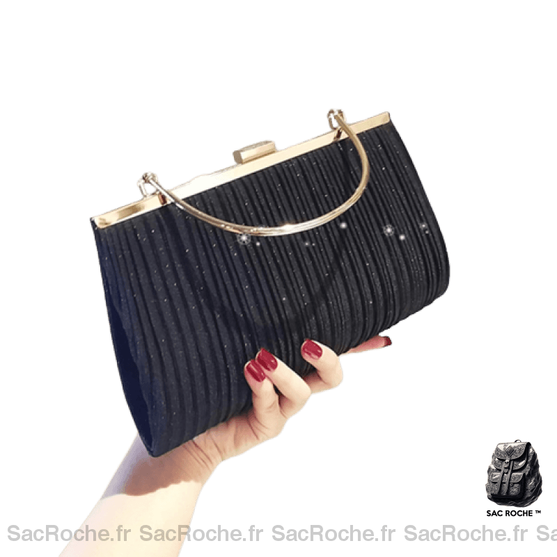 Sac Main Luxe Femme Noir À