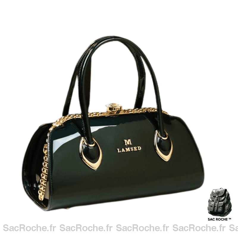 Sac Main Mariage Femme Vert / 34 X 15 17 Cm À