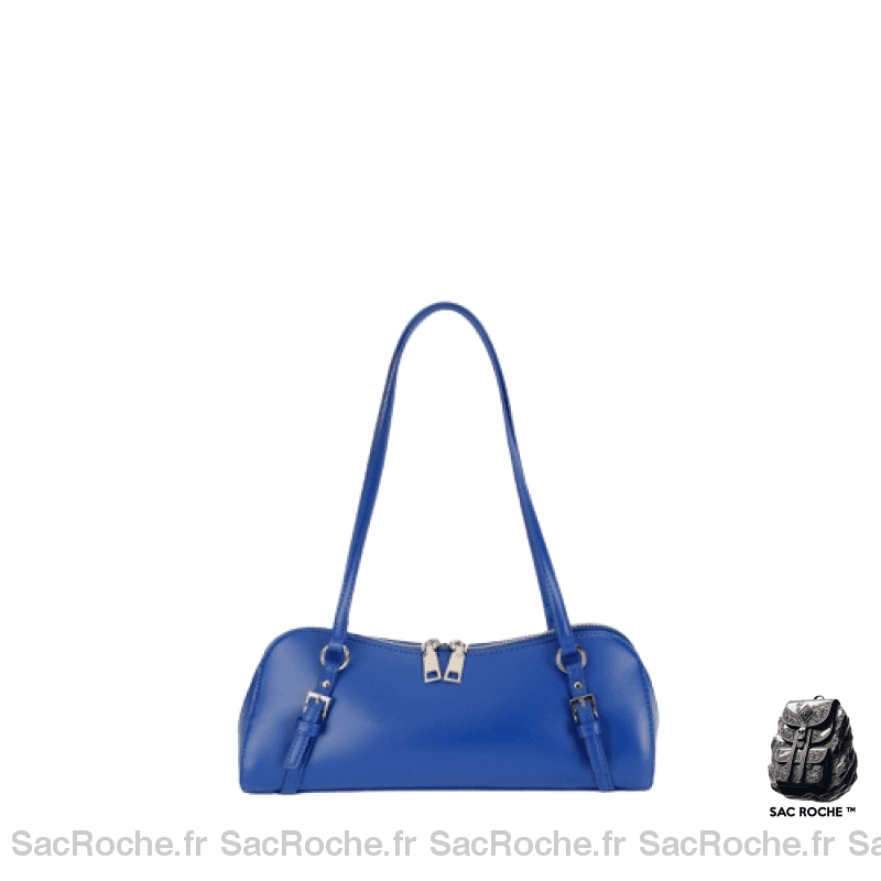 Sac Main Mini Femme Bleu / 33X13X10Cm À