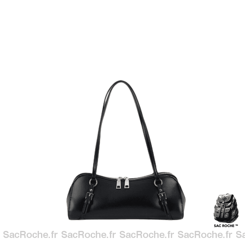 Sac Main Mini Femme Noir / 33X13X10Cm À
