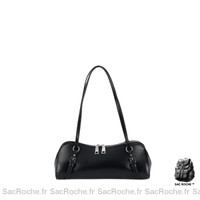 Sac Main Mini Femme - modèle Noir / 33x13x10cm - Sac Roche ™