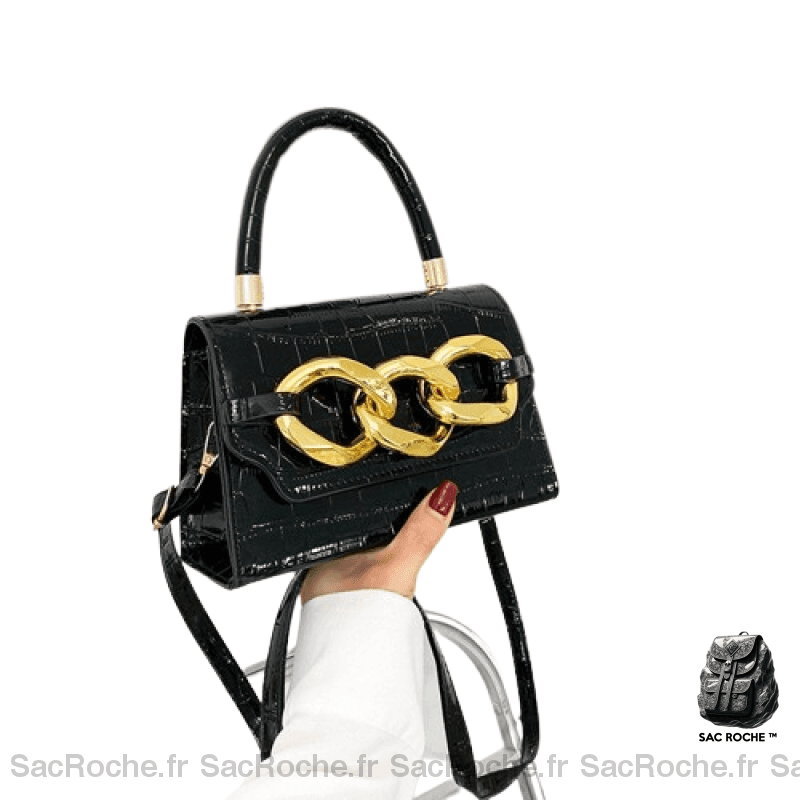 Sac Main Mode Femme Noir À