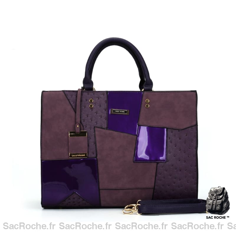 Sac Main Moyen Femme Cuir À