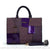 Sac Main Moyen Femme Cuir - modèle Violet - Sac Roche ™
