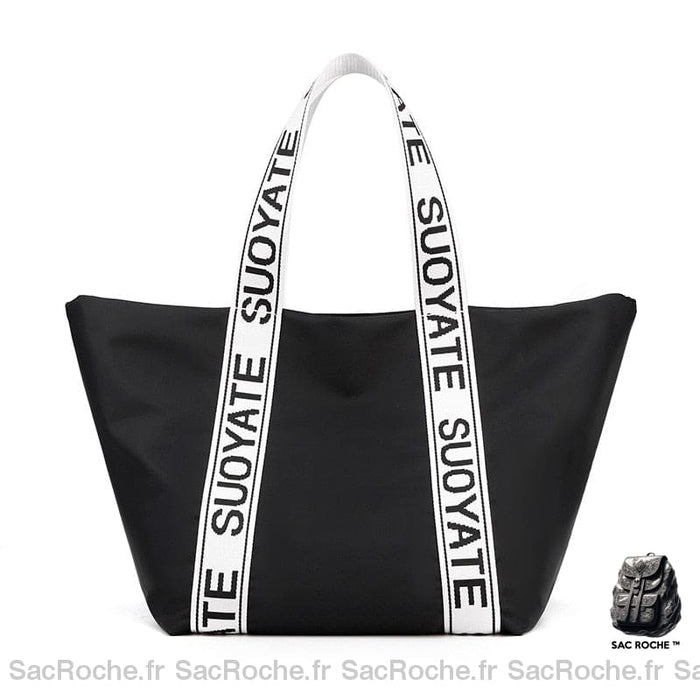 Sac Main Noir Souple Femme 1 À