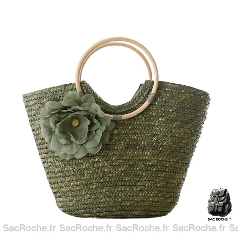 Sac Main Original Femme Vert Armé À