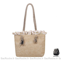 Sac Main Osier Petit Paille À Main Femme