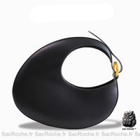 Sac Main Ovale Femme - modèle Noir / 36x6.5x31cm - Sac Roche ™