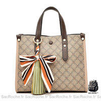 Sac main petit ruban - modèle Café - Sac Roche ™