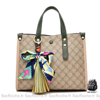 Sac main petit ruban - modèle Vert - Sac Roche ™