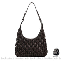 Sac Main Porté Épaule Femme - modèle Café - Sac Roche ™