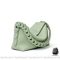 Sac Main Porté Épaule Femme - modèle Vert / 24x10x13cm - Sac Roche ™
