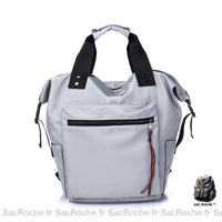 Sac Main Pratique Femme - modèle Gris / 24 x 15 x 40cm - Sac Roche ™