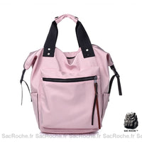 Sac Main Pratique Femme - modèle Rose clair / 24 x 15 x 40cm - Sac Roche ™