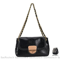 Sac Main Rectangulaire Femme Rouge - modèle Noir / 25x8x16cm - Sac Roche ™