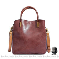 Sac Main Retro Vintage Cours - modèle Rouge / 20cmx11cmx21cm - Sac Roche ™