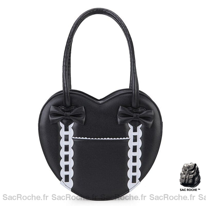 Sac Main Rigide Noir Femme / 28X11X25Cm À