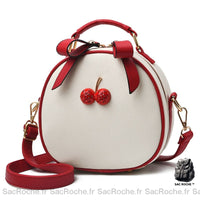 Sac main rond cuir petit - Sac Roche ™