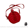 Sac Main Rond Femme Fashion Rouge / 14Cm X 17Cm 8Cm À