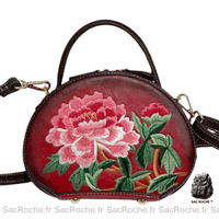 Sac Main Rond Femme - modèle Rouge - Sac Roche ™