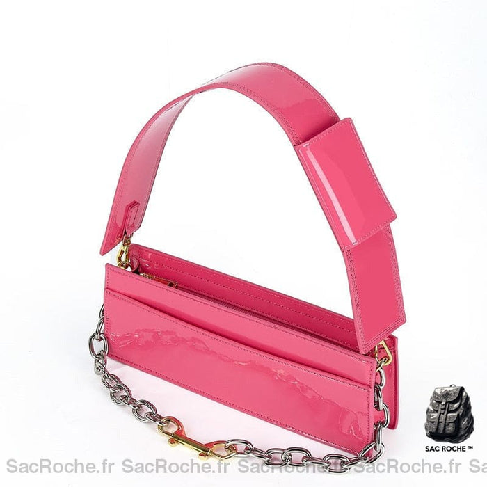 Sac Main Rose Femme Rose / 30X5.5X10Cm À Main Femme