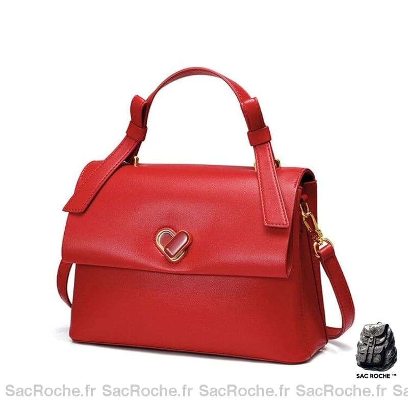 Sac Main Rouge Femme Petit À