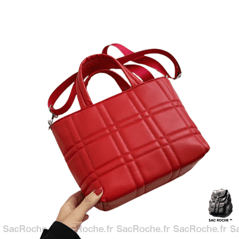 Sac Main Rouge Femme Prix Bas / 29X19X11Cm À