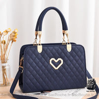 Sac main Saint-Valentin, petit - modèle Bleu - Sac Roche ™