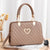 Sac main Saint-Valentin, petit - modèle Marron clair - Sac Roche ™
