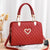 Sac main Saint-Valentin, petit - modèle Rouge foncé - Sac Roche ™
