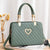 Sac main Saint-Valentin, petit - modèle Vert pastel - Sac Roche ™