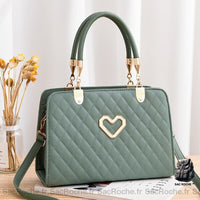 Sac main Saint-Valentin, petit - modèle Vert pastel - Sac Roche ™