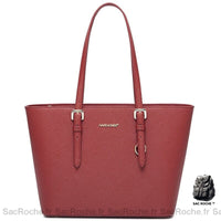 Sac Main Scolaire Femme - modèle Rouge / 30 x 13 x 25cm - Sac Roche ™