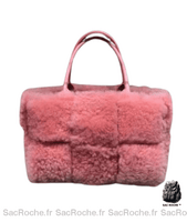 Sac Main Shopper Femme - modèle Rose / 33x22x12cm - Sac Roche ™