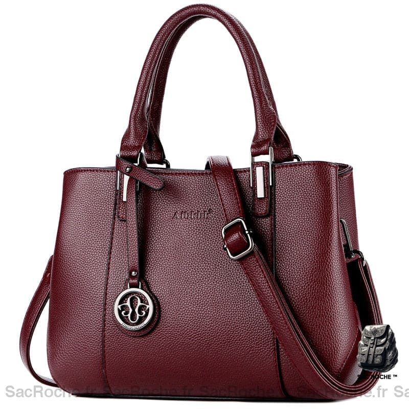 Sac Main Tendance Femme Cuir 2019 Rouge / 25X13X22Cm À Main Femme