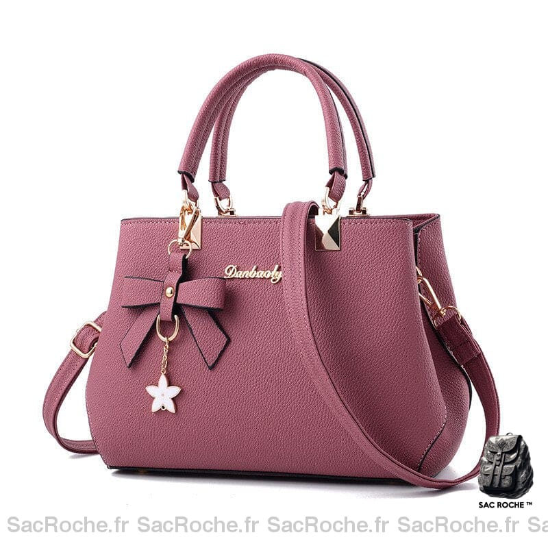 Sac Main Tendance Petit Prune À Main Femme