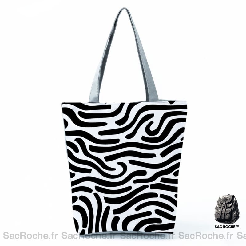 Sac Main Tissu Femme Trendy 3 À